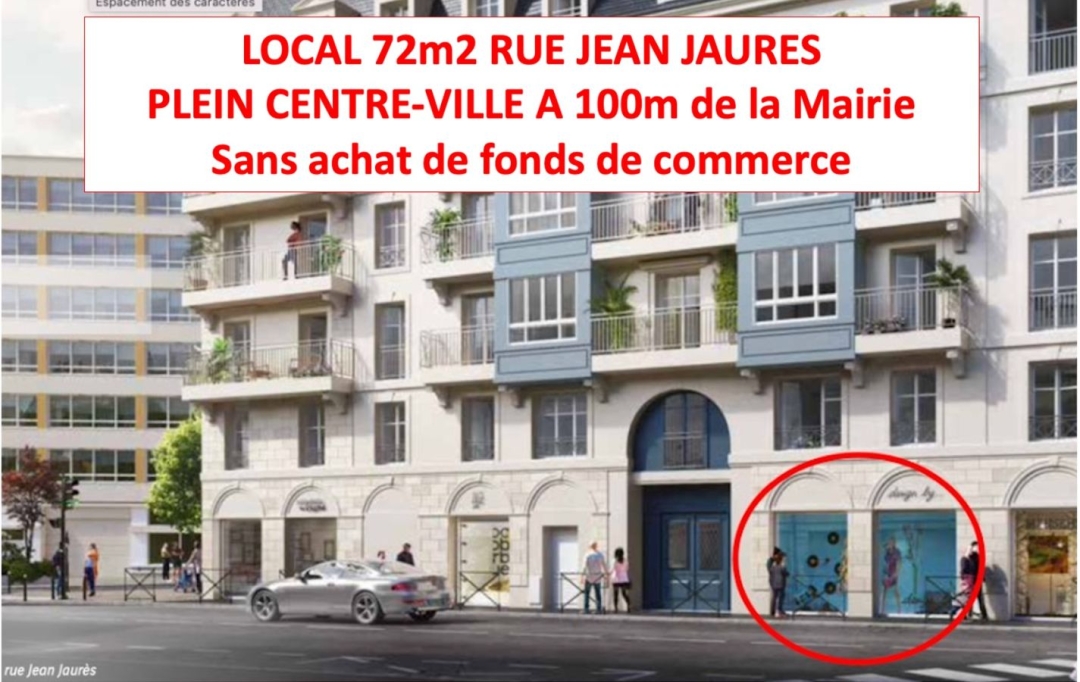 Annonces ST DENIS : Local / Bureau | PUTEAUX (92800) | 73 m2 | 4 900 € 