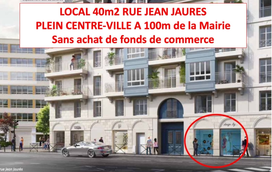 Annonces ST DENIS : Local / Bureau | PUTEAUX (92800) | 40 m2 | 2 717 € 